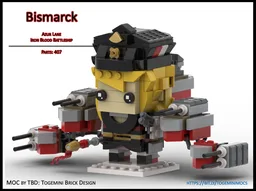 Bismarck - AL - Iron Blood Battleship - Brickheadz
