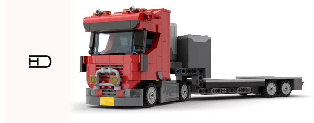 Lego 8-wide RC truck