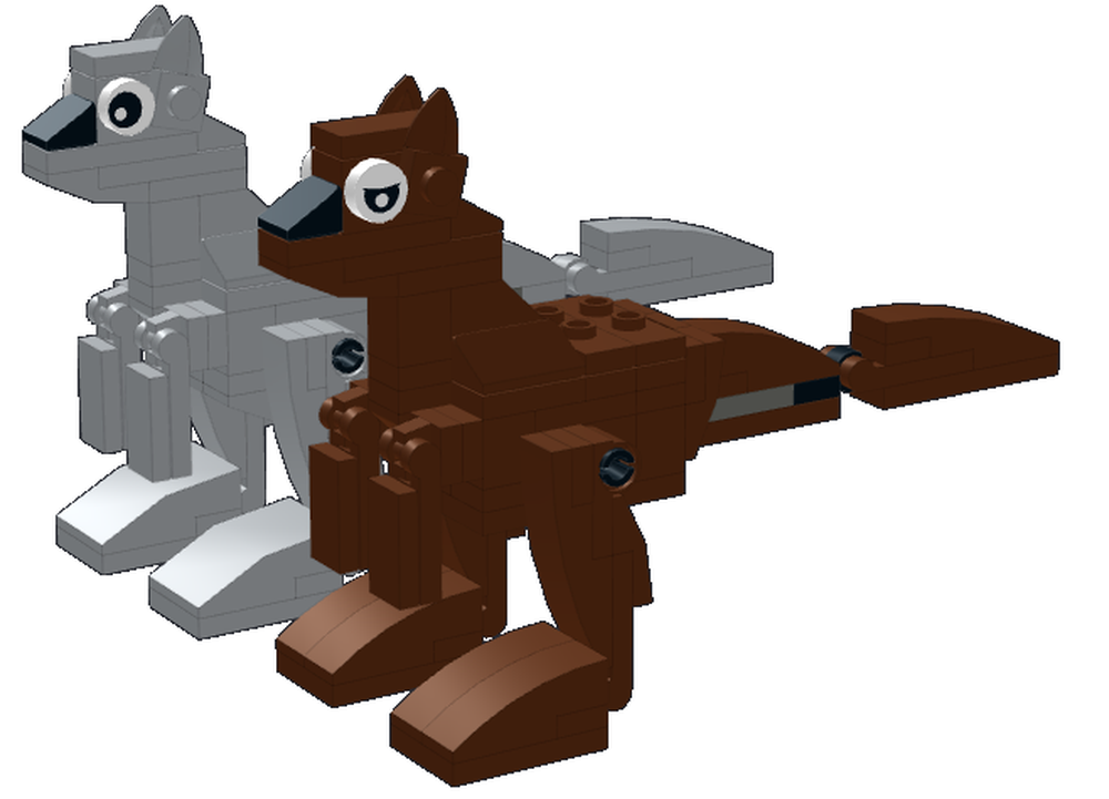 Lego Faloo & Red from The Rescuers Down Under