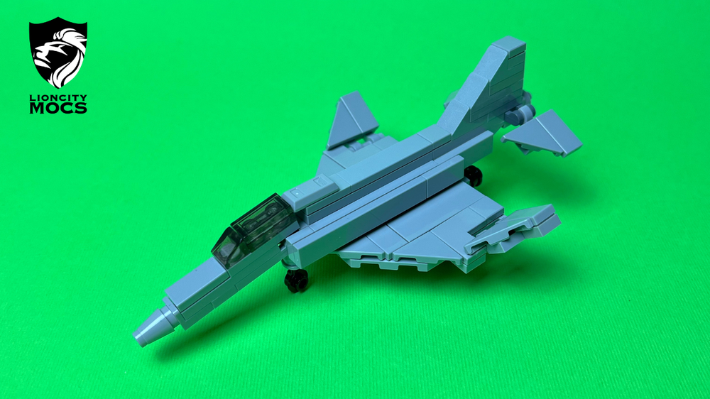 Lego F-4 Phantom II Lego Tutorial (1:120)