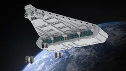 1:1455 Quasar Fire-class Cruiser-Carrier