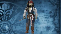 Jack Sparrow Head Stand