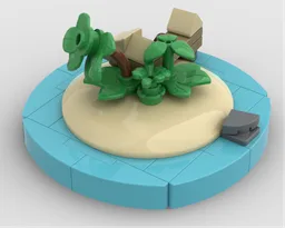 Micro tropical island