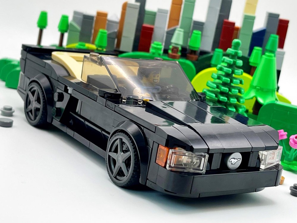 Lego Built Tough Mustang 4th Gen - Convertible