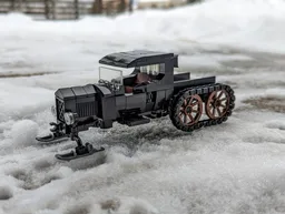 Ford T snowmobile