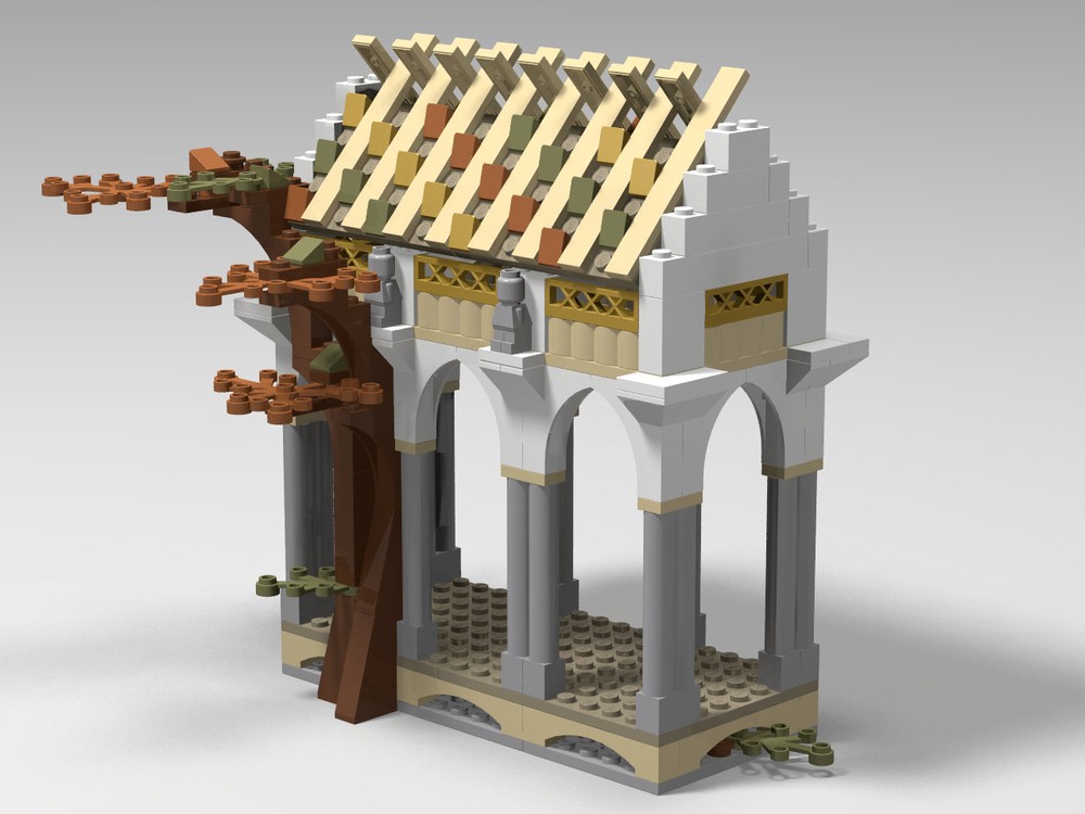Lego Rivendell - Great Hall (Addition to 'The Council of Elrond' - 79006)
