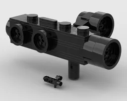 Up-Scaled part #4360 Video Camera/Space Gun for Up-Scaled Space Minifigure
