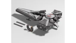 Sith Infiltrator Total Conversion - Playscale Scimitar