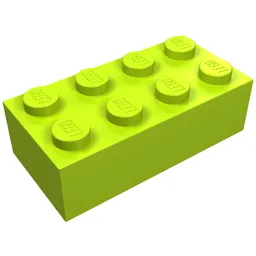 Brick 2 x 4 / Lime