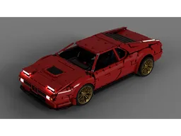 BMW M1 red 1:8