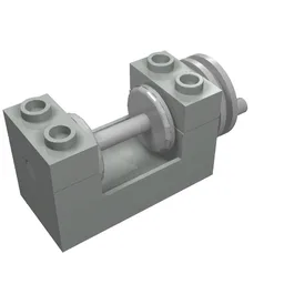String Reel Winch 2 x 4 x 2 (Light Gray Drum) / Light Gray