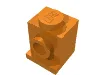 Brick Special 1 x 1 with Headlight / Orange