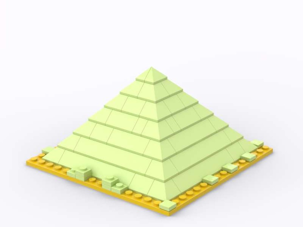 Lego Simple gold piramid