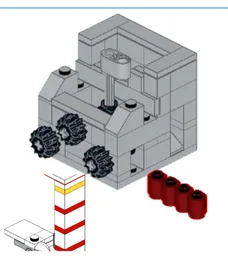 Key master arcade game with hammer arcade game