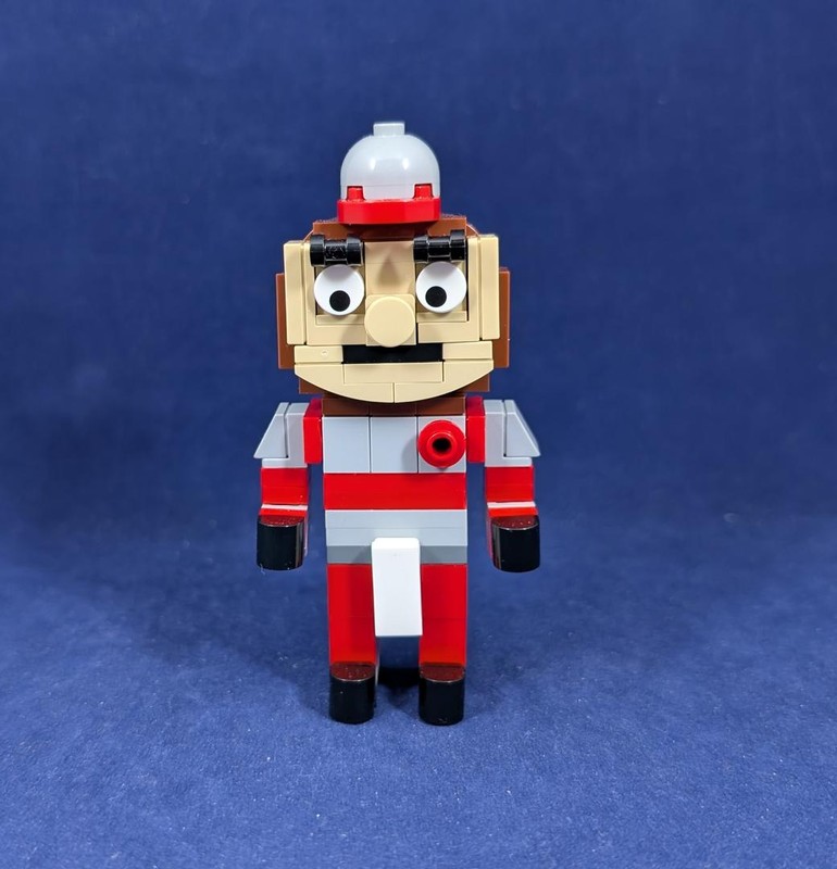 Lego THE Ohio State Brutus Buckeye Mini Mascot