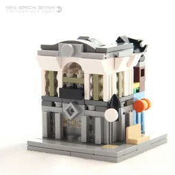 Mini Modular of 10251 Brick Bank