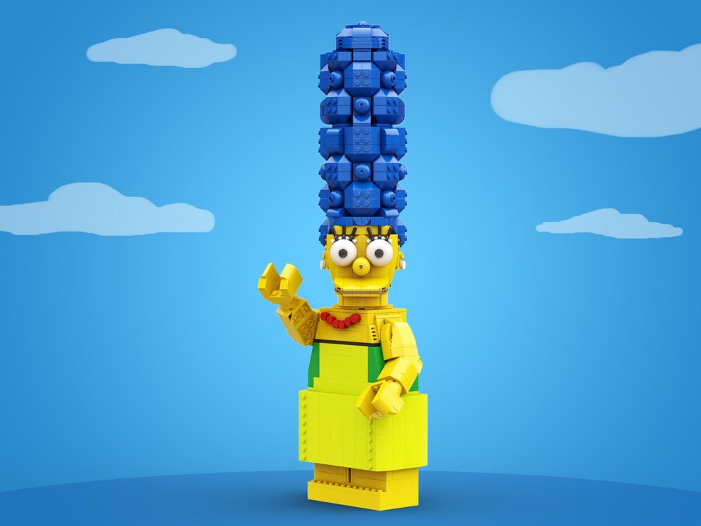 Lego Upscaled Minifigure Marge