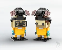 Breaking Bad Brickheadz Collection - Walter White & Jesse Pinkman