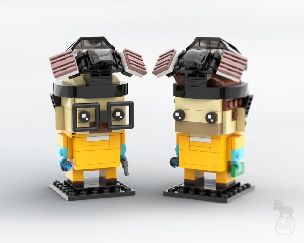 Lego Breaking Bad Brickheadz Collection - Walter White & Jesse Pinkman