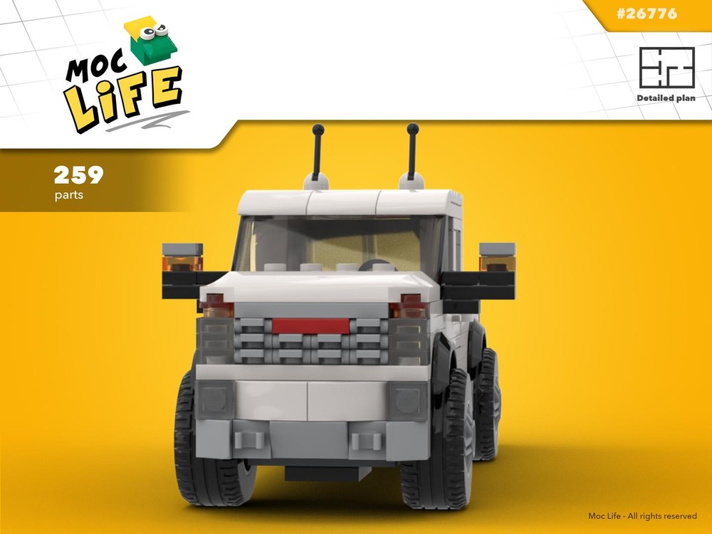 Lego GMC Sierra 1500 extended cab small bed