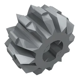 Technic Gear 12 Tooth Double Bevel / Pearl Light Gray