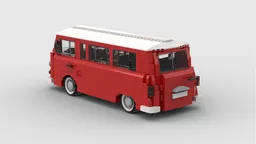 Barkas B1000 Bus / Van Red