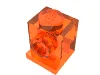 Brick Special 1 x 1 with Headlight / Trans-Neon Orange
