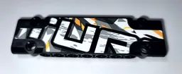 Technic, Panel Plate 3 x 11 x 1 with White and Dark Bluish Gray 'TUR' on Stone Background Pattern (Sticker) - Set 42069