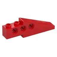 Technic Slope Long 1 x 6 with 3 Pin Holes / Red