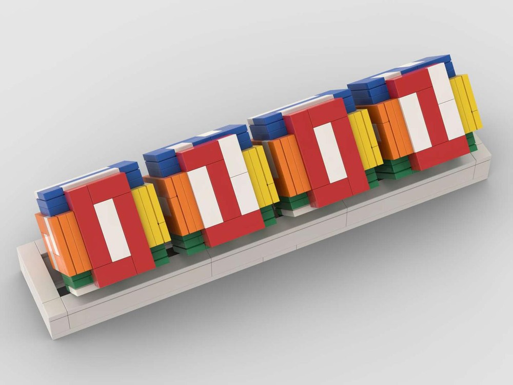 Lego Calendar Kong Ming Lock in 3x5 numbers