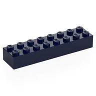 Brick 2 x 8 / Dark Blue
