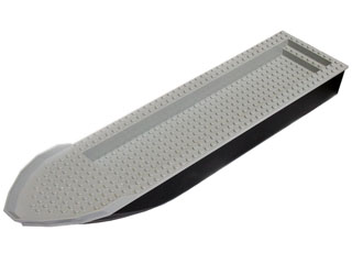 Lego Boat, Hull Unitary 51 x 12 x 6 with Light Bluish Gray Top (54100 / 54101)