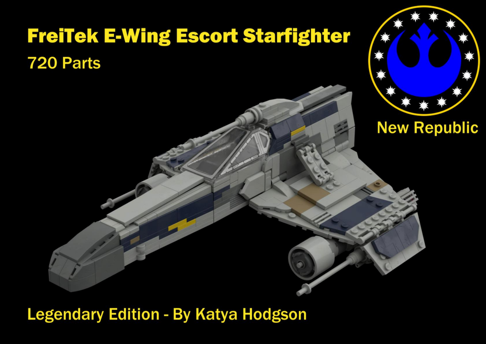 Lego E-Wing Escort Starfighter - Legendary Edition