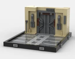 Hangar duel Diorama