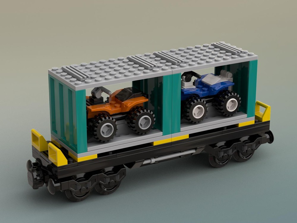 Lego Flatbed Car + Cargo (24L)