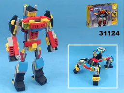 Transformer Earthspark Shockwave from LEGO Creator 31124: Super robot