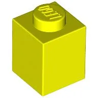 Brick 1 x 1 / Vibrant Yellow