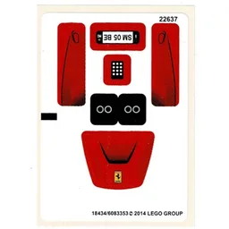 Sticker Sheet for Set 40191-1 / [No Color/Any Color]