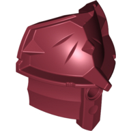 Lego Large Figure Shoulder Cover, Armor, Spiky / Dark Red