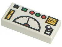 Tile 1 x 2 with Telemetry Panel Print