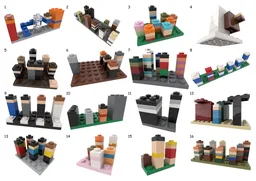 Micro blocky caracters