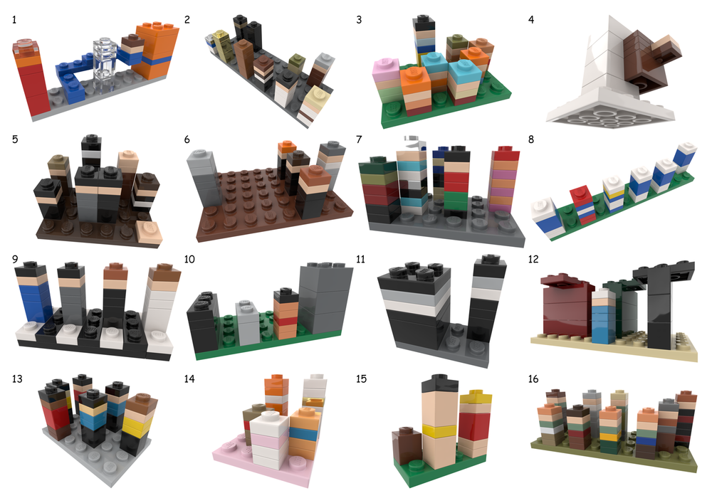Lego Micro blocky caracters