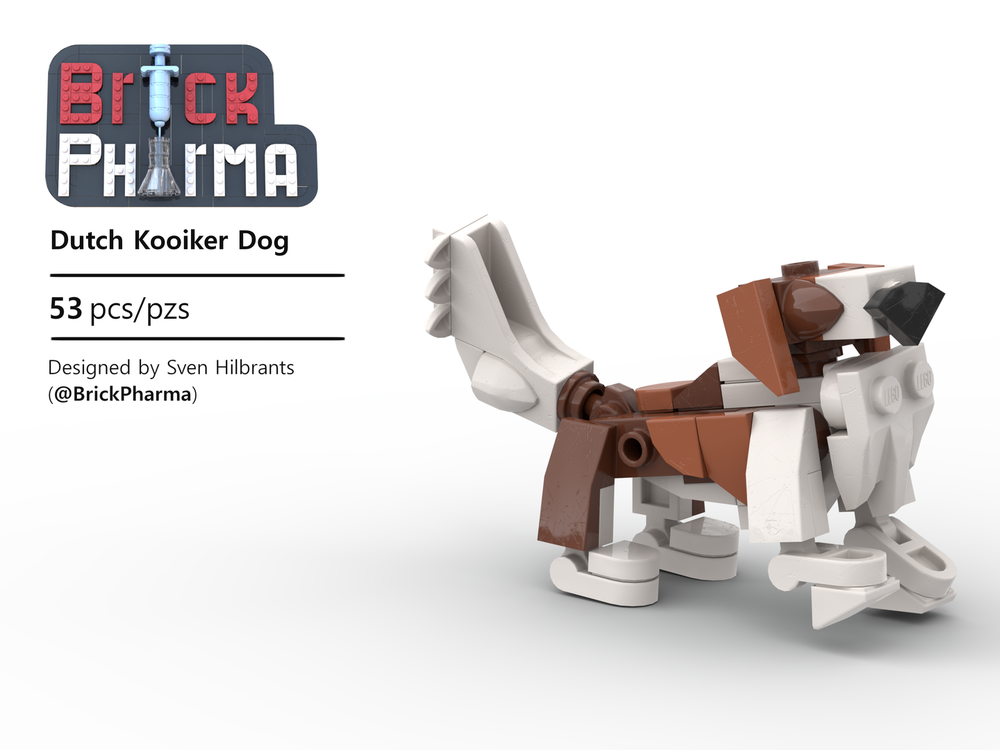 Lego Dutch Kooiker Dog