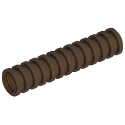 Hose, Ribbed 7mm D. 4L / 3.2cm / Brown
