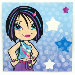 Clikits Insert 10 x 10 for Frame, 'Star' Print / [No Color/Any Color]