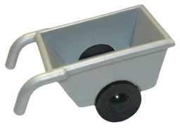 Duplo Wheelbarrow with Thin Black Wheels