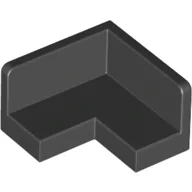 Panel 2 x 2 x 1 Corner / Black