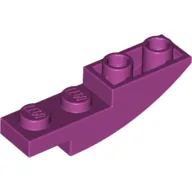 Brick Curved Inverted 4 x 1 / Magenta