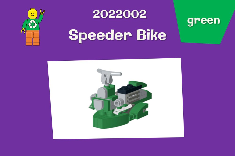 Lego Green Speeder Bike