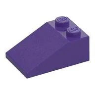 Brick Sloped 33° 3 x 2 / Dark Purple